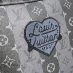Louis Vuitton Unisex Utilitary Backpack Black Monogram Stripes Eclipse Coated Canvas – Image 12