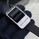 Louis Vuitton Unisex Utilitary Backpack Black Monogram Stripes Eclipse Coated Canvas – Image 13