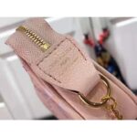 Louis Vuitton Women Mini Pochette Accessoires Pink Monogram Empreinte Embroidered Cowhide - immagine 8