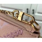 Louis Vuitton Women Mini Pochette Accessoires Pink Monogram Empreinte Embroidered Cowhide - immagine 10