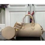 Louis Vuitton Women Papillon BB Bag Crème Beige Embossed Supple Grained Cowhide - Imagen 2