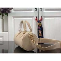 Louis Vuitton Women Papillon BB Bag Crème Beige Embossed Supple Grained Cowhide (4)