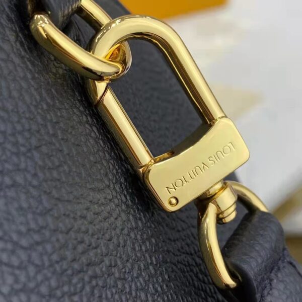 Louis Vuitton Women Papillon BB Black Beige Embossed Supple Grained Cowhide Leather (13)