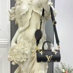 Louis Vuitton Women Papillon BB Black Beige Embossed Supple Grained Cowhide Leather - Image 2