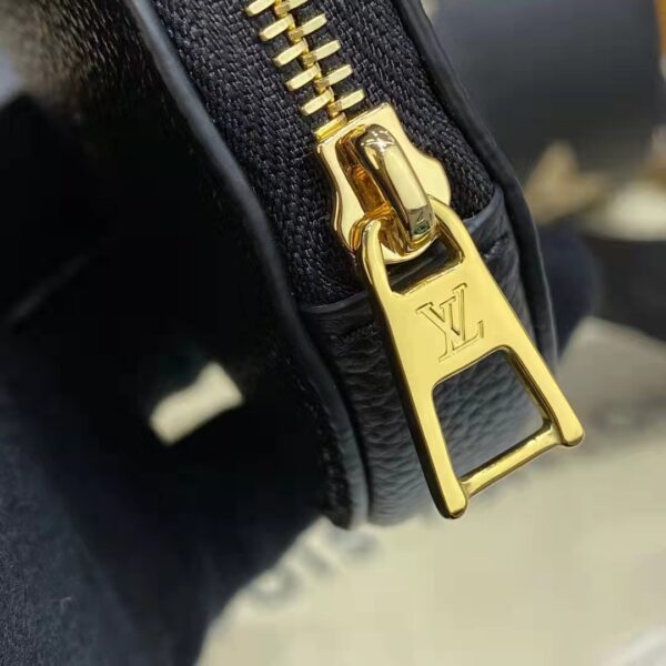 Louis Vuitton Women Papillon BB Black Beige Embossed Supple Grained Cowhide Leather (7)