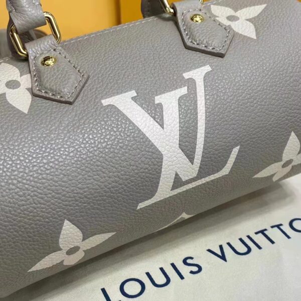 Louis Vuitton Women Papillon BB Dove Cream Embossed Supple Grained Cowhide Leather (11)