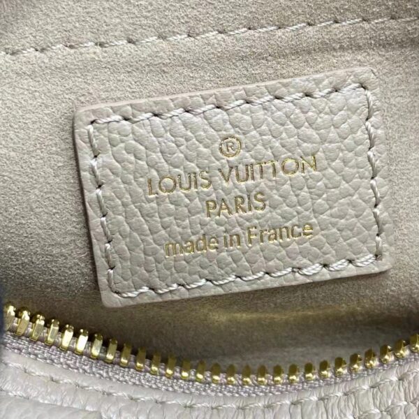 Louis Vuitton Women Papillon BB Dove Cream Embossed Supple Grained Cowhide Leather (4)