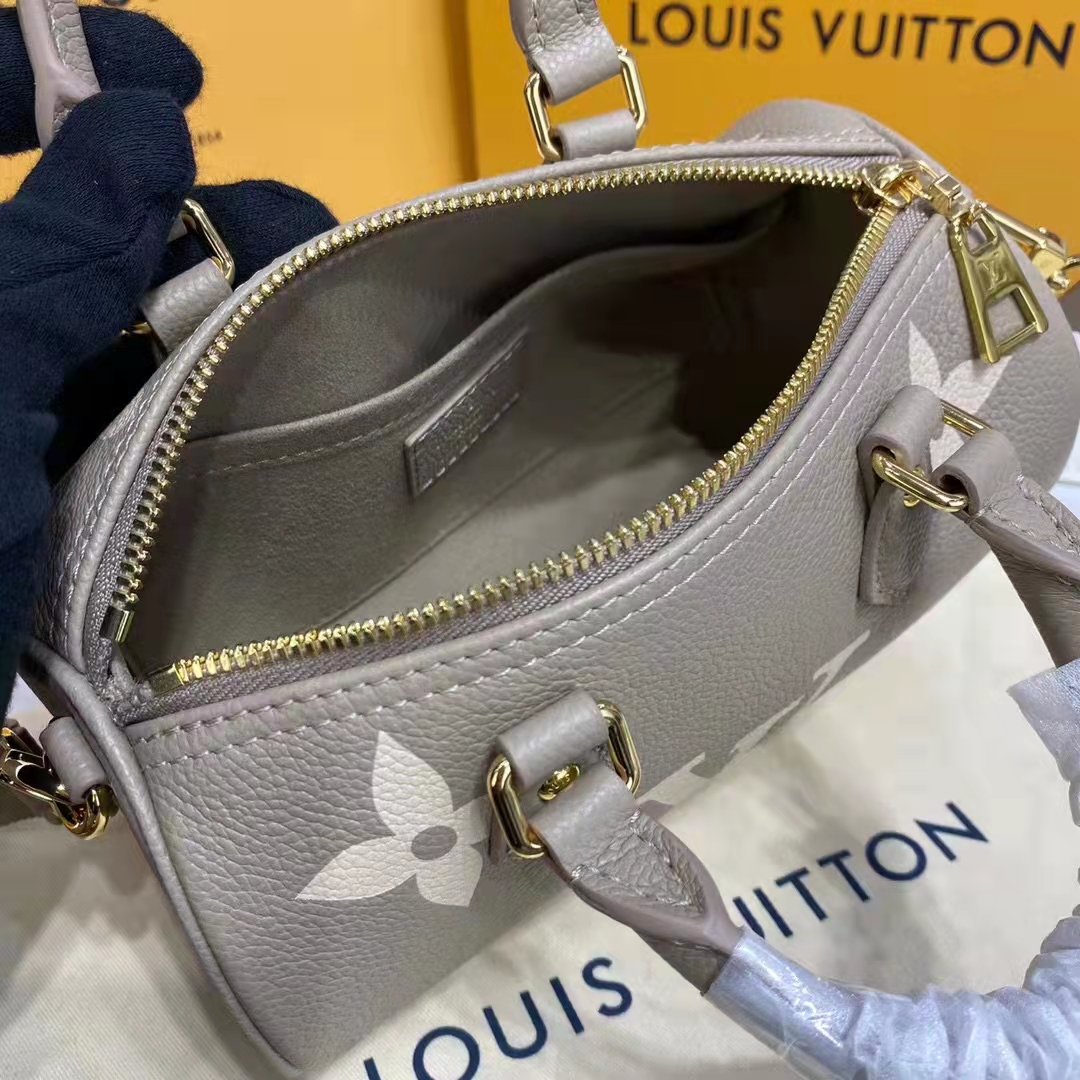 Louis Vuitton BB Papillon Bicolor Monogram Empriente Dove/Cream in Cowhide  Leather with Gold-tone - US