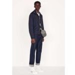 Dior Unisex CD Roller Messenger Bag Beige Black Dior Oblique Jacquard – Image 10