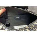 Dior Unisex CD Roller Messenger Bag Beige Black Dior Oblique Jacquard – Image 8