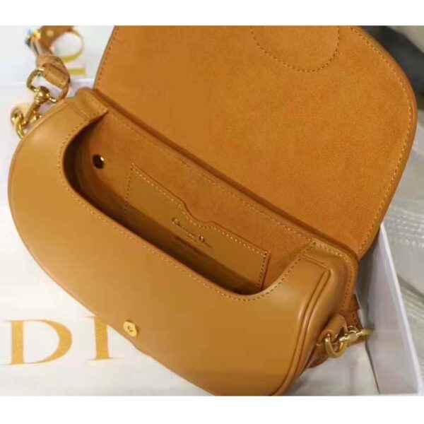 Dior Women CD Dior Bobby East-West Bag Amber Box Calfskin (8)