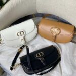 Dior Women CD Dior Bobby East-West Bag Black Box Calfskin - immagine 6