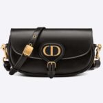 Borsa Dior Bobby East-West da donna CD Dior in pelle di vitello nera