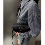 Dior Women CD Dior Bobby East-West Bag Black Box Calfskin - immagine 14