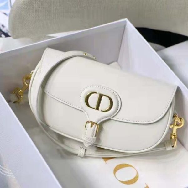 Dior Women CD Dior Bobby East-West Bag Latte Box Calfskin (13)