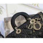Dior Women CD Lady D-Joy Bag Black Cannage Lambskin - Bild 10
