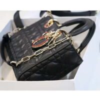 Dior Women CD Lady D-Joy Bag Black Cannage Lambskin (1)