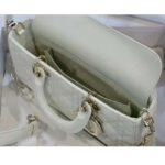 Dior Women CD Lady D-Joy Bag Latte Cannage Lambskin - immagine 10