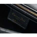 Dior Women CD Lagre Dior Caro Bag Black Supple Cannage Calfskin - Image 10