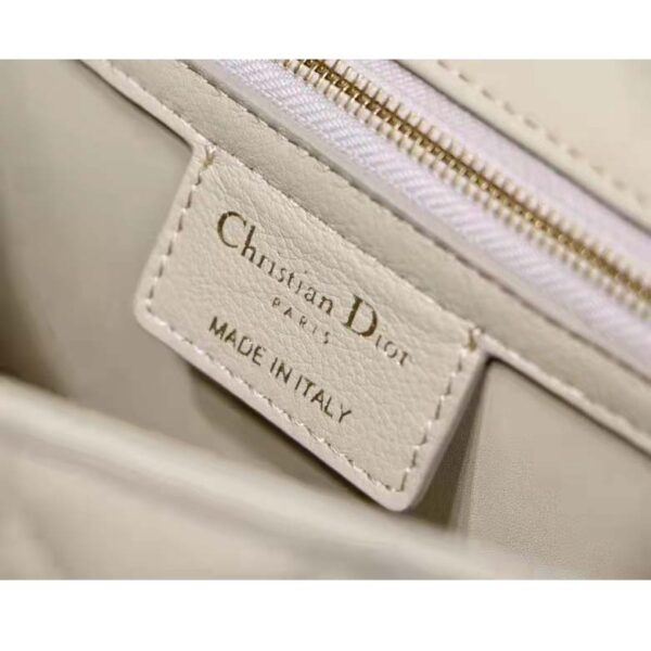 Dior Women CD Large Dior Caro Bag Beige Supple Cannage Calfskin (2)