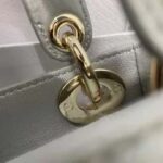 Dior Women CD Mini Lady Dior Bag Opaline Gray Pearlescent Cannage Lambskin – Bild 11