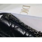 Dior Women CD Small Dior Caro Bag Black Quilted Macrocannage Calfskin - immagine 9