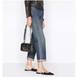 Dior Women CD Small Dior Caro Bag Black Quilted Macrocannage Calfskin - immagine 11