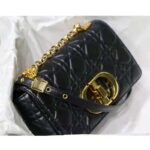 Dior Women CD Small Dior Caro Bag Black Supple Cannage Calfskin - Image 3