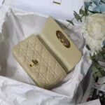 Dior Women CD Small Dior Caro Bag Ivory Supple Cannage Calfskin - Image 4