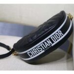 Dior Women CD Small Dior Vibe Hobo Bag Black Cannage Lambskin - immagine 4