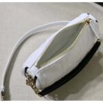 Dior Women CD Small Dior Vibe Hobo Bag White Cannage Lambskin - Image 5
