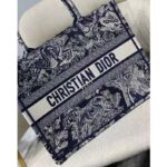 Dior Unisex Medium Book Tote Blue Toile De Jouy Reverse Embroidery - Image 5