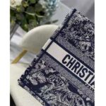 Dior Unisex Medium Book Tote Blue Toile De Jouy Reverse Embroidery - Image 11