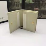 Gucci GG Unisex 1955 Horsebit Card Case Wallet Beige Ebony GG Supreme Canvas - immagine 9