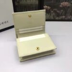 Gucci GG Unisex 1955 Horsebit Card Case Wallet Beige Ebony GG Supreme Canvas - immagine 7