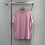 Gucci Men GG Interlocking G Heart T-Shirt Pink Cotton Jersey Crewneck Oversize Fit – Bild 3
