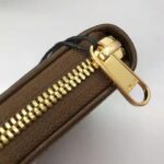 Gucci Unisex 1955 Horsebit Card Case Wallet Beige Ebony GG Supreme Canvas – Bild 10