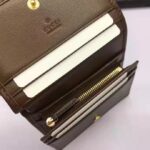 Gucci Unisex 1955 Horsebit Key Case Wallet Beige Ebony GG Supreme Canvas - Image 5