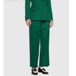 Gucci Unisex GG Loafer Web Interlocking G White Black Leather Green Red Web - Bild 11