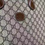 Gucci Unisex Medium Tote Interlocking G Beige Ebony Brown GG Supreme Canvas - Image 6