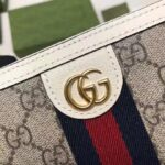 Gucci Unisex Ophidia Card Case Wallet Web Beige Ebony GG Supreme Canvas - Image 9