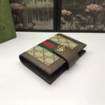 Gucci Unisex Ophidia GG Passport Case Beige Ebony GG Supreme Canvas - Image 3