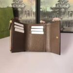 Gucci Unisex Ophidia GG Wallet Beige Ebony GG Supreme Canvas - immagine 6