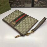Gucci Unisex Ophidia Pouch Web Beige Ebony GG Supreme Canvas Double G – Bild 5