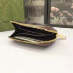 Gucci Unisex Ophidia Zip Around Wallet Beige Ebony GG Supreme Canvas - Image 7