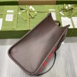 Gucci Unisex Tiger GG Small Tote Bag Beige Ebony GG Supreme Canvas - Image 4