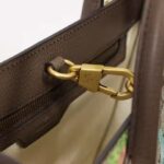 Gucci Unisex Tiger GG Small Tote Bag Blue Beige Ebony GG Supreme Canvas - Bild 10