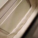 Gucci Women Bamboo 1947 Mini Top Handle Bag White Leather Bamboo Hardware – Image 10