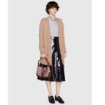 Gucci Women Jackie 1961 Small Shoulder Bag Beige Ebony GG Supreme Canvas – Image 12