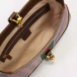 Gucci Women Jackie 1961 Small Shoulder Bag Beige Ebony GG Supreme Canvas – Image 8